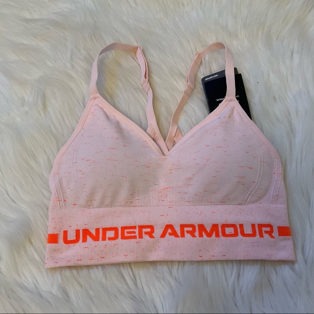 Under Armour Light Support Compression Sports Bra - NWT - Size XS - Picture 2 of 10